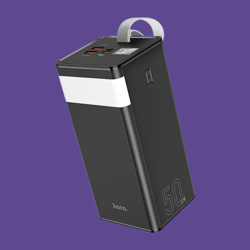 Hoco Power Bank 50000mAh J86A Powermaster – портативна зарядка сучасності